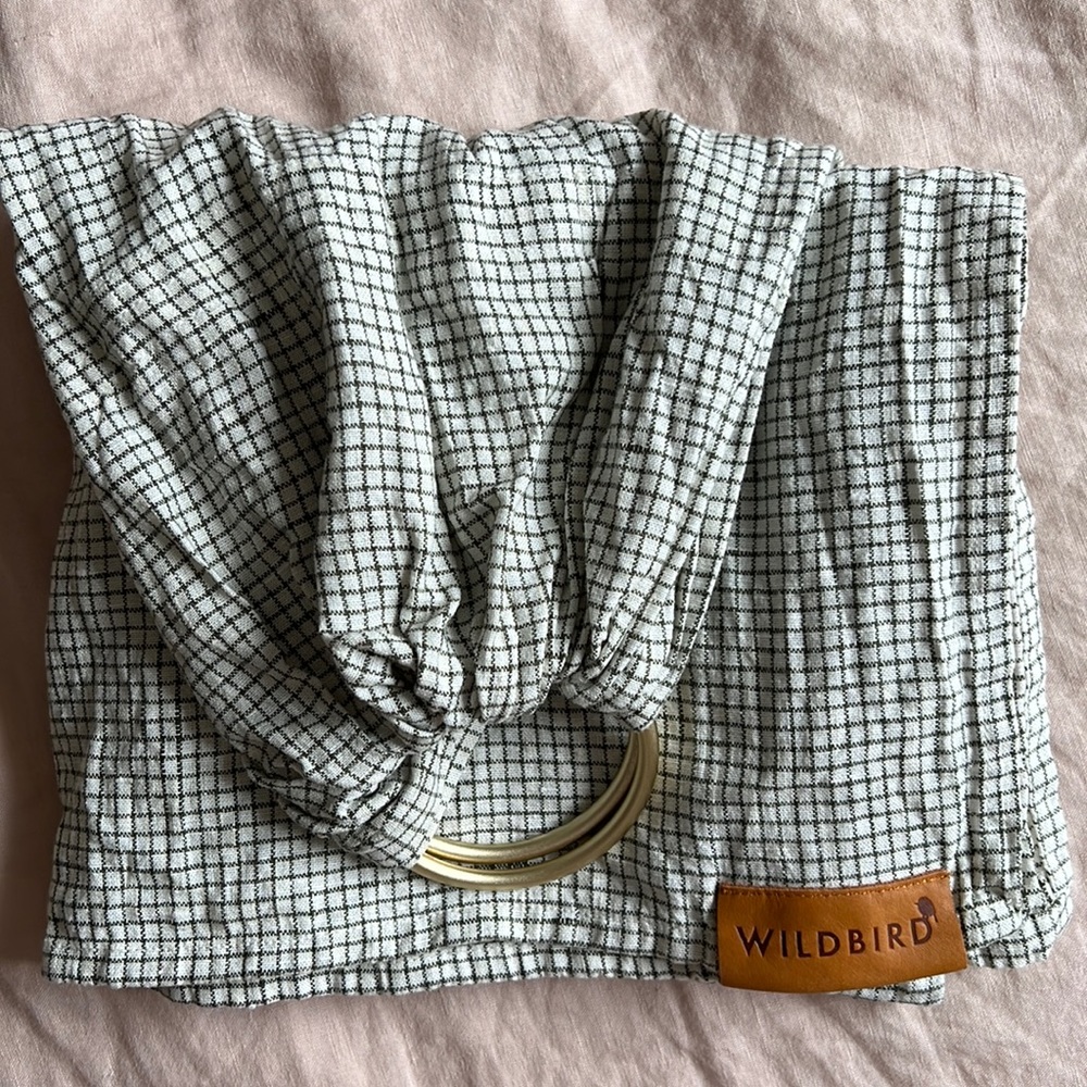 Wildbird Ring Sling Grebe Print Gold Ring 74”